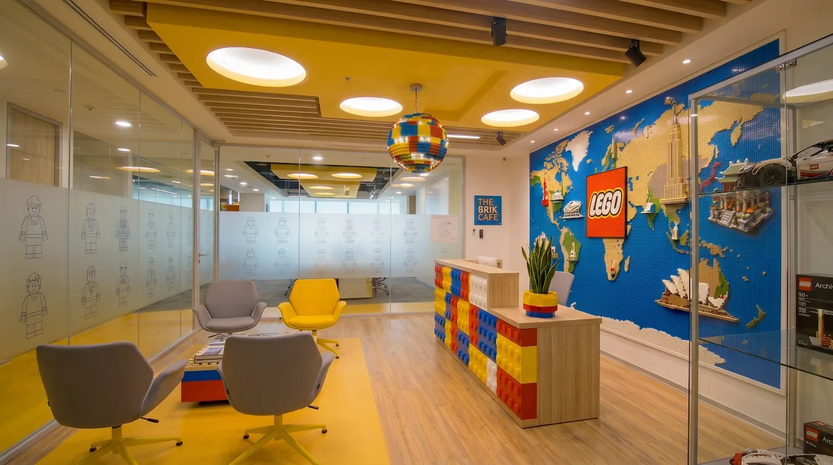 Giải pháp quy hoạch khu vực đón khách đạt tiêu chuẩn LEED Gold tại văn phòng LEGO.