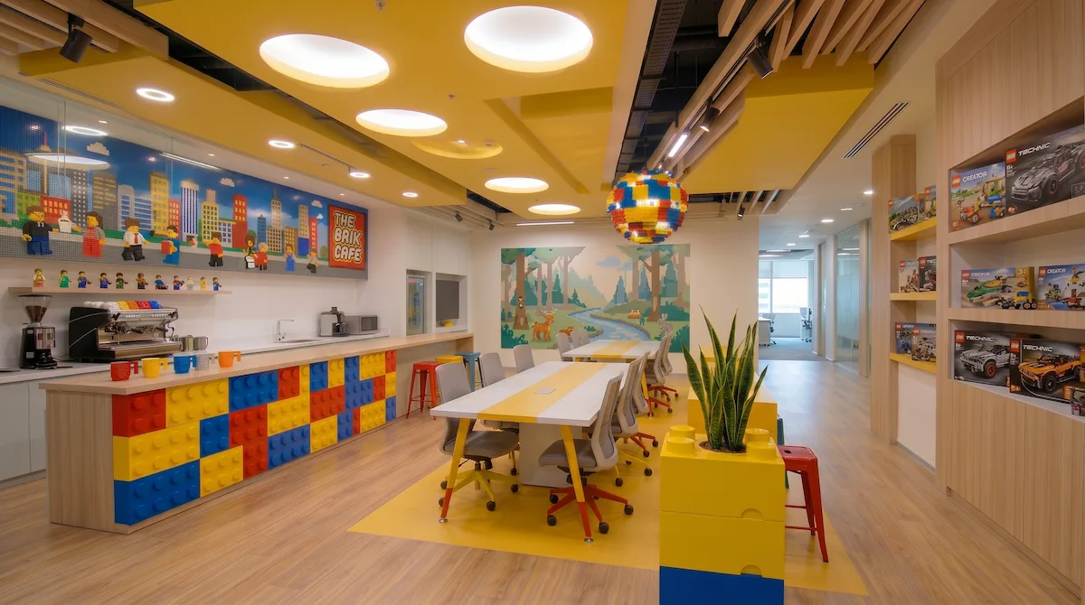 Giải pháp thiết kế khu vực Pantry hiện đại kết hợp mô hình The Brik Cafe.